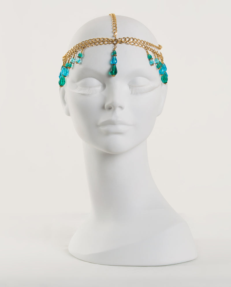 Nereides of the Sea • Teardrop Crystal Headdress - Roxlynch.com