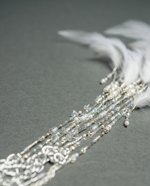 Ashley • Bridal Feathered Cascade Headdress