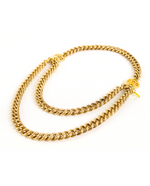 Eos •  Gold Oversized Chain Multiway Headdress - Roxlynch.com