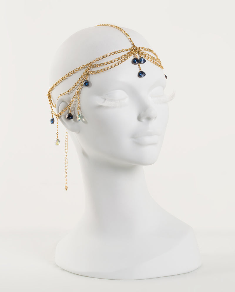 Norns • Gold Dangling Chain Dangling Headdress- Roxlynch.com