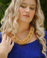 Esther • Oversized Vintage Gold Knotted Multiway Halo/Necklace